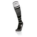 Target Socks BLK/WHT L Stripete høye fotballsokker - Unisex