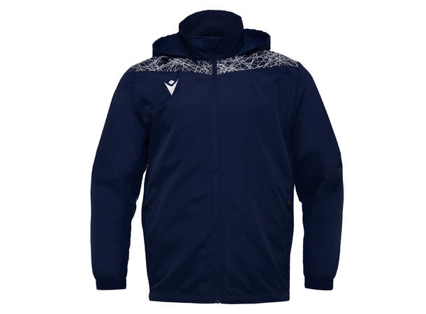 Lahti Showerjacket NAVY/HVIT XS Vann- og vindavstøtende jakke - Unisex 