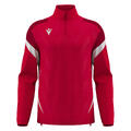 Hollow 1/4 zip RED/WHT L Treningstopp - Unisex